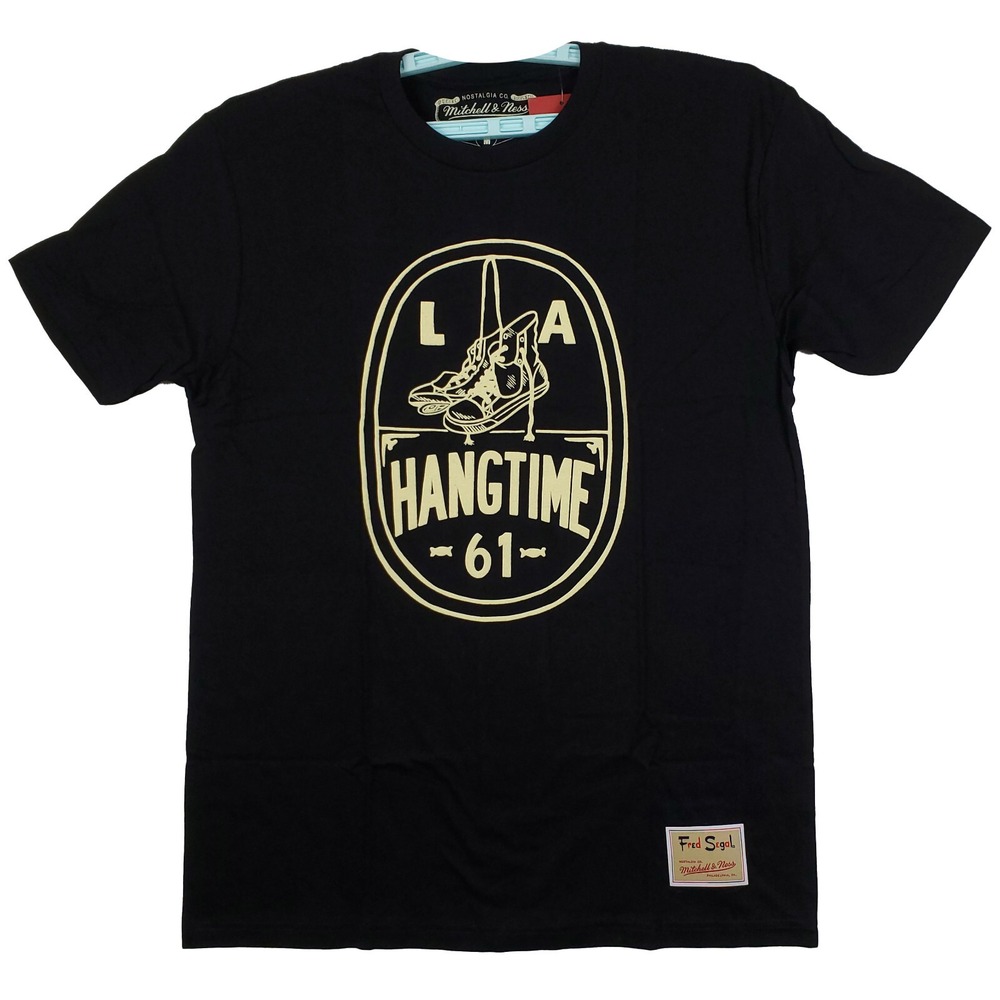 Fred Segal x Mitchell & Ness Medium Shirt LA 61 Hangtime Shoes‎ Art Black NWT